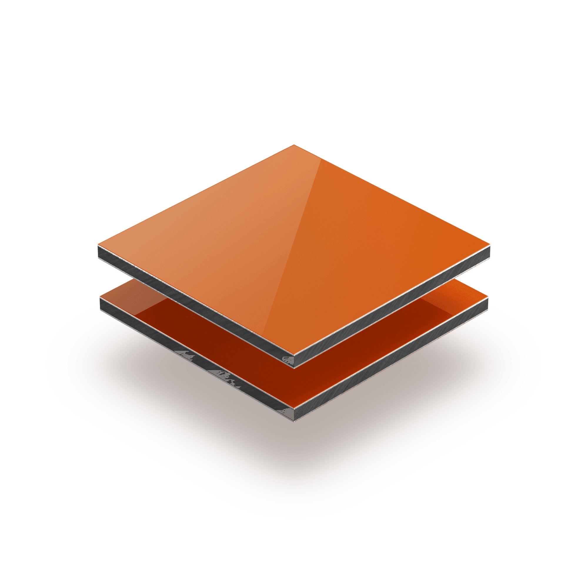 Alu Verbundplatten orange RAL 2004