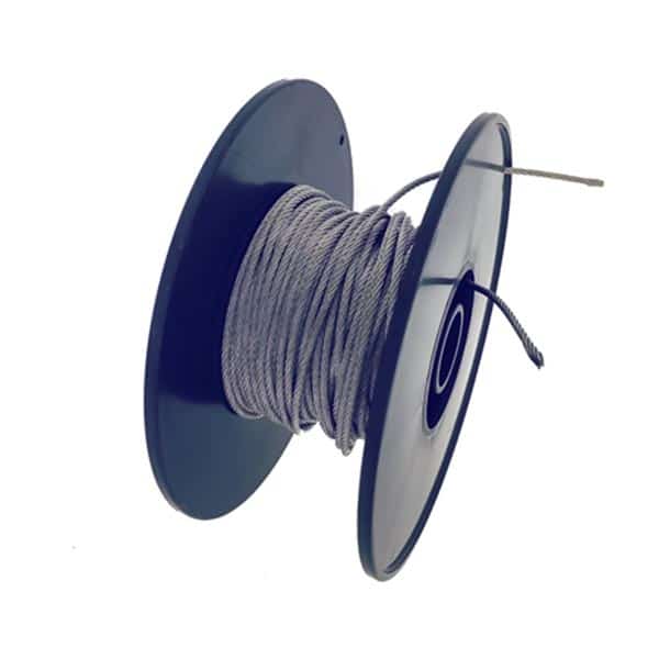 Edelstahl Draht - Acrylglas aufhaengesystem
