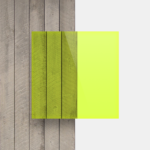 Acrylglasplatte fluoreszierend Grün