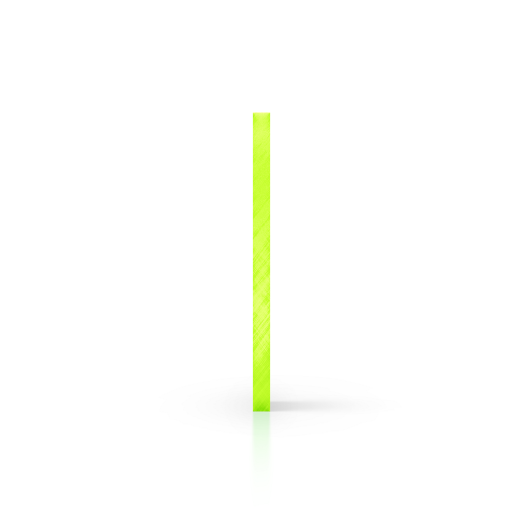 Acrylglasplatte fluoreszierend Grün