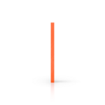 Acrylglasplatte fluoreszierend Orange