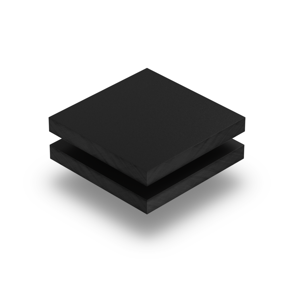HPL Platte Struktur Schwarz
