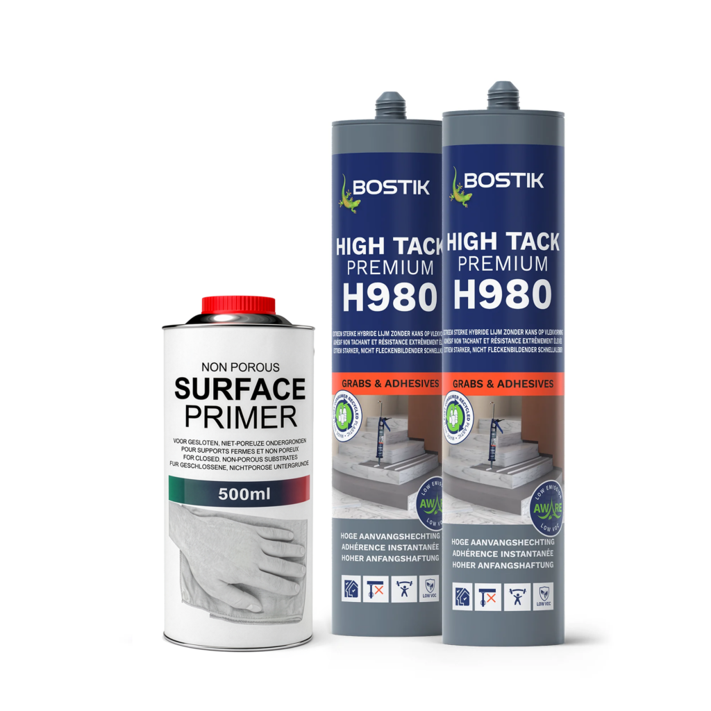 Klebeset High Tack und Porous Primer