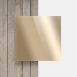 Acrylglasplatte spiegel Gold