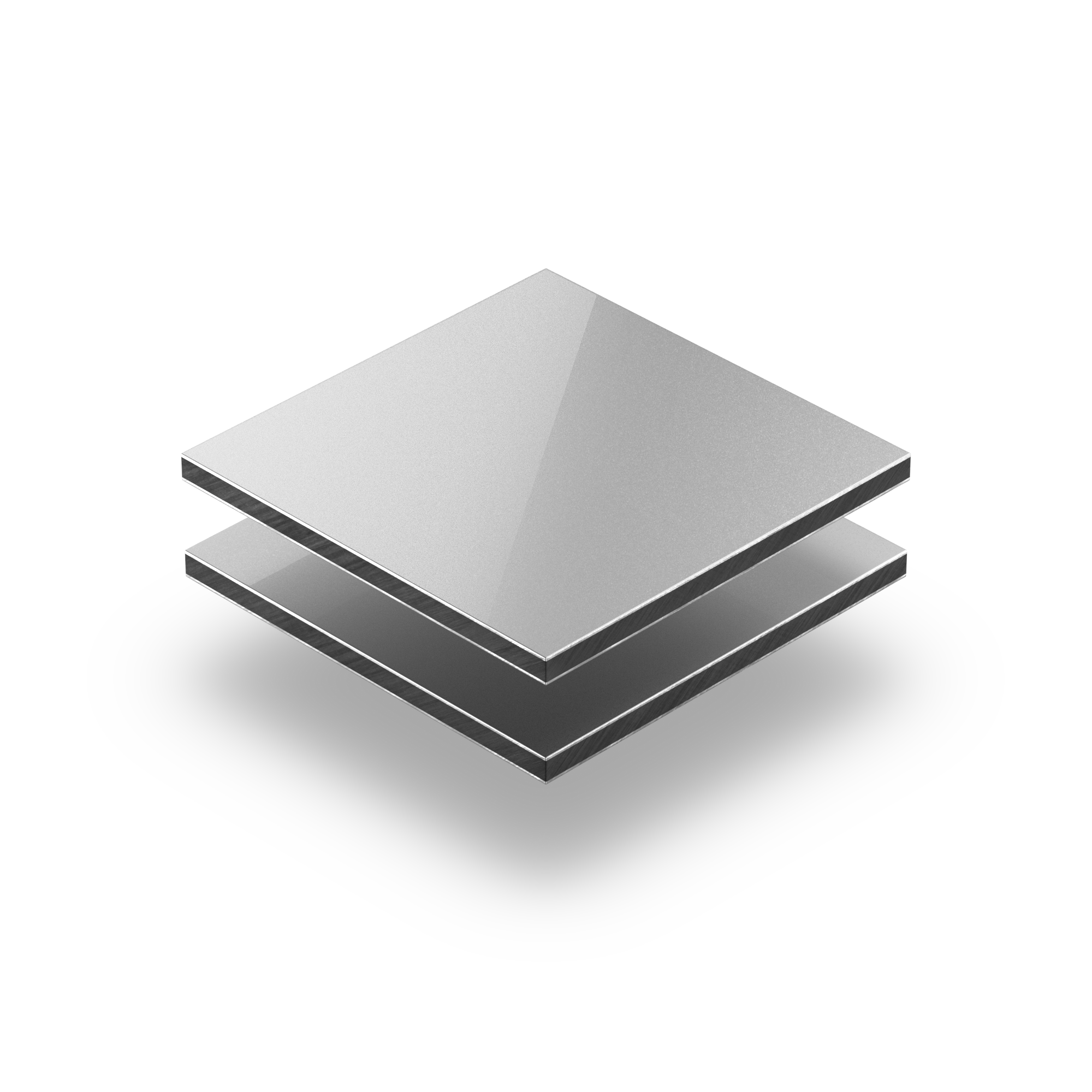 Aluverbundplatte Aluminiumverbundplatte Aluplatte Verbund Silber-Metallic 9006 