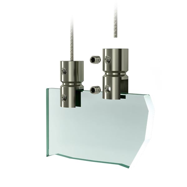 Plattenhalter Edelstahl - Acrylglas aufhaengesystem