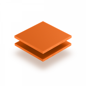 Buchstabenplatte 8mm orange matt