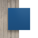Buchstabenplatte blau Vorderseite matt